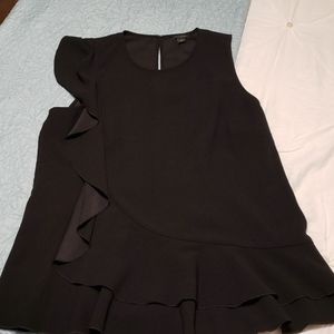 Ann Taylor sleeveless peplum back top